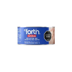Atún EL FORTIN lomitos en aceite de soya (91 gr)