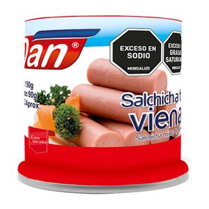 Salchicha DAN viena en lata mixta (90 gr)