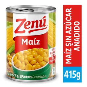 Maíz ZENU lata sin azúcar añadido (260 gr)
