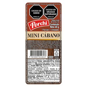Cábano PORCHI mini (60 gr)