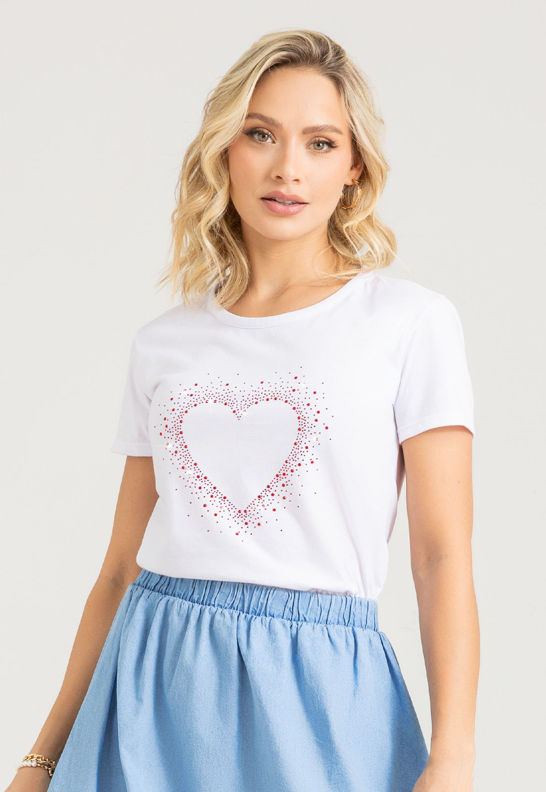 Camiseta Mujer Blanco Mp 106612