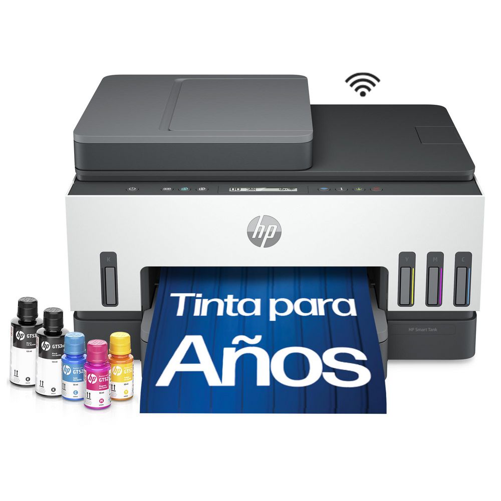 Impresora multifuncional HP Smart tank Blanco 750