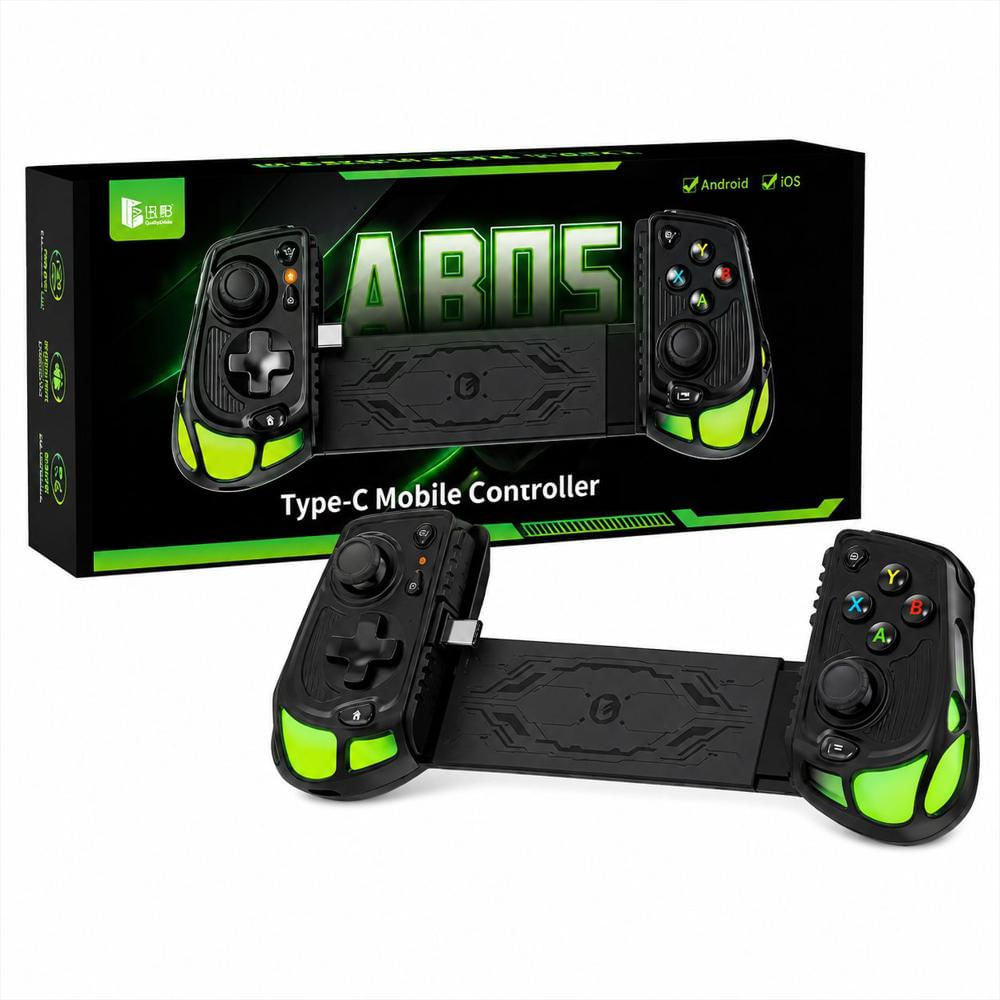 Control Gamer Para Celular Android Ios Tipo C Rgb