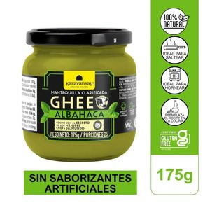 Mantequilla Karavansay clarificada albahaca (175 gr)