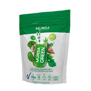Mezcla en polvo MUNSA GREEN frutas y verduras verdes (250 gr)
