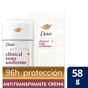 Desodorante DOVE clinical tono uniforme (58 gr)