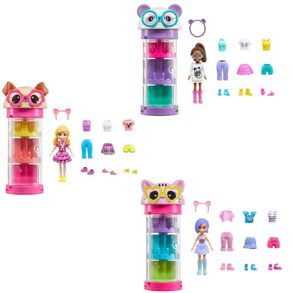 Set de Juego  Tubo de Modas Giratorio  POLLY POCKET