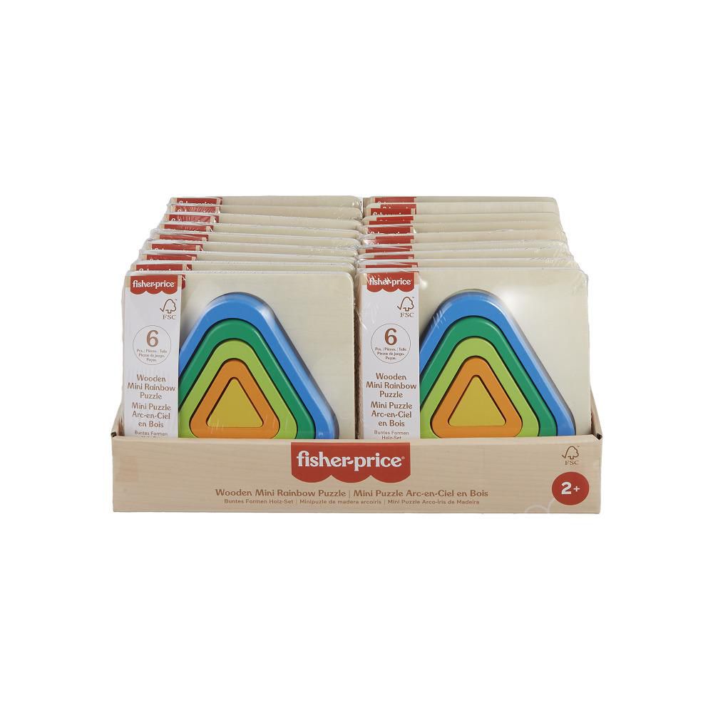Juguete Rompecabezas de Arcoíris de Madera FISHER PRICE