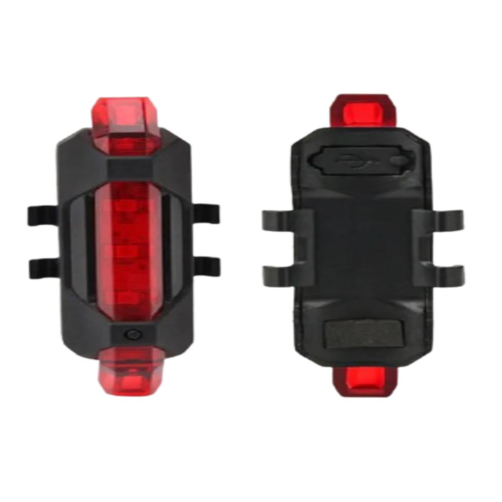 Luz Led Trasera Bicicleta Recargable Y A Prueba De Agua