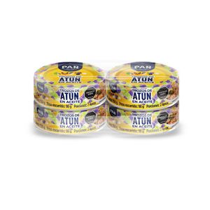 Atún PAN trozos en aceite (392 gr)