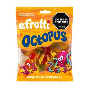Gomas EFRUTTI Con Formas De Octopus (80 gr)