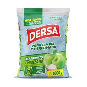Detergente en polvo DERSA multiusos bicarbonato + manzana (1000 gr)