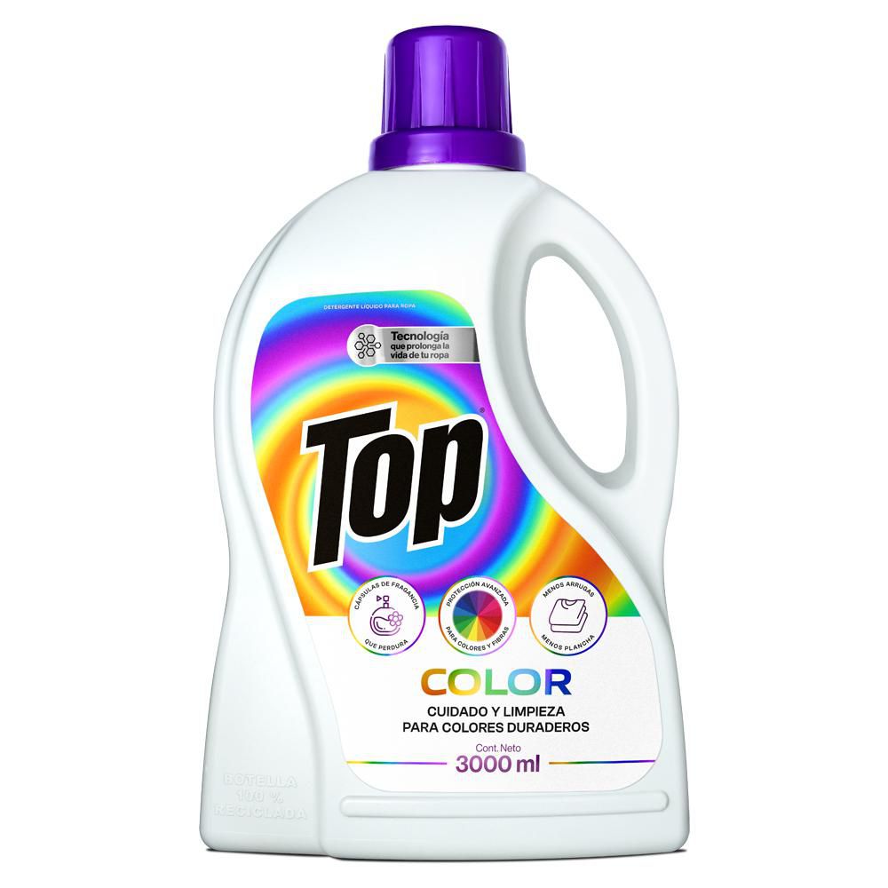 Detergente líquido TOP ropa color (3000 ml)
