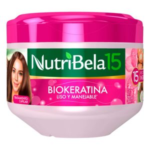 Tratamiento capilar NUTRIBELA biokeratina liso y manejable (300 ml)