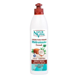 Crema para peinar NATURVITAL de coco hidratante (300 ml)