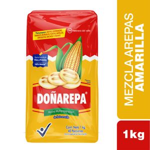 Harina DONAREPA precocida de maíz amarillo (1000 gr)