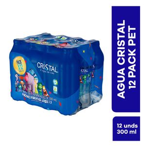 Agua CRISTAL x12und 300ml (3600 ml)