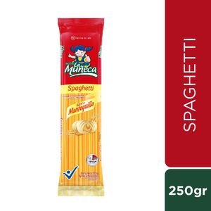 Pastas LA MUNECA spaghetti sabor a mantequilla (250 gr)