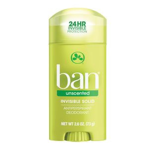 Desodorante BAN antitranspirante sin fragancia (73 gr)
