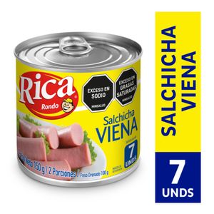 Salchicha RICA RONDO viena lata (100 gr)