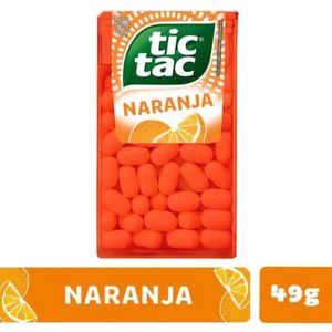 Dulces TIC TAC sabor a naranja (49 gr)
