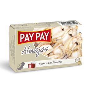Almejas PAY PAY blancas al natural (115 gr)