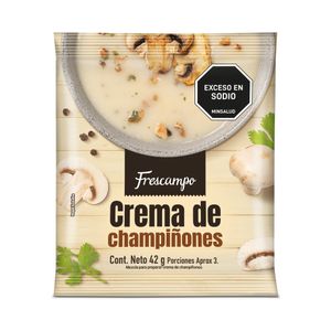 Crema de champiñones FRESCAMPO mezcla para preparar (42 gr)