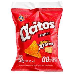 Pasabocas QCITOS queso xtremo (288 gr)