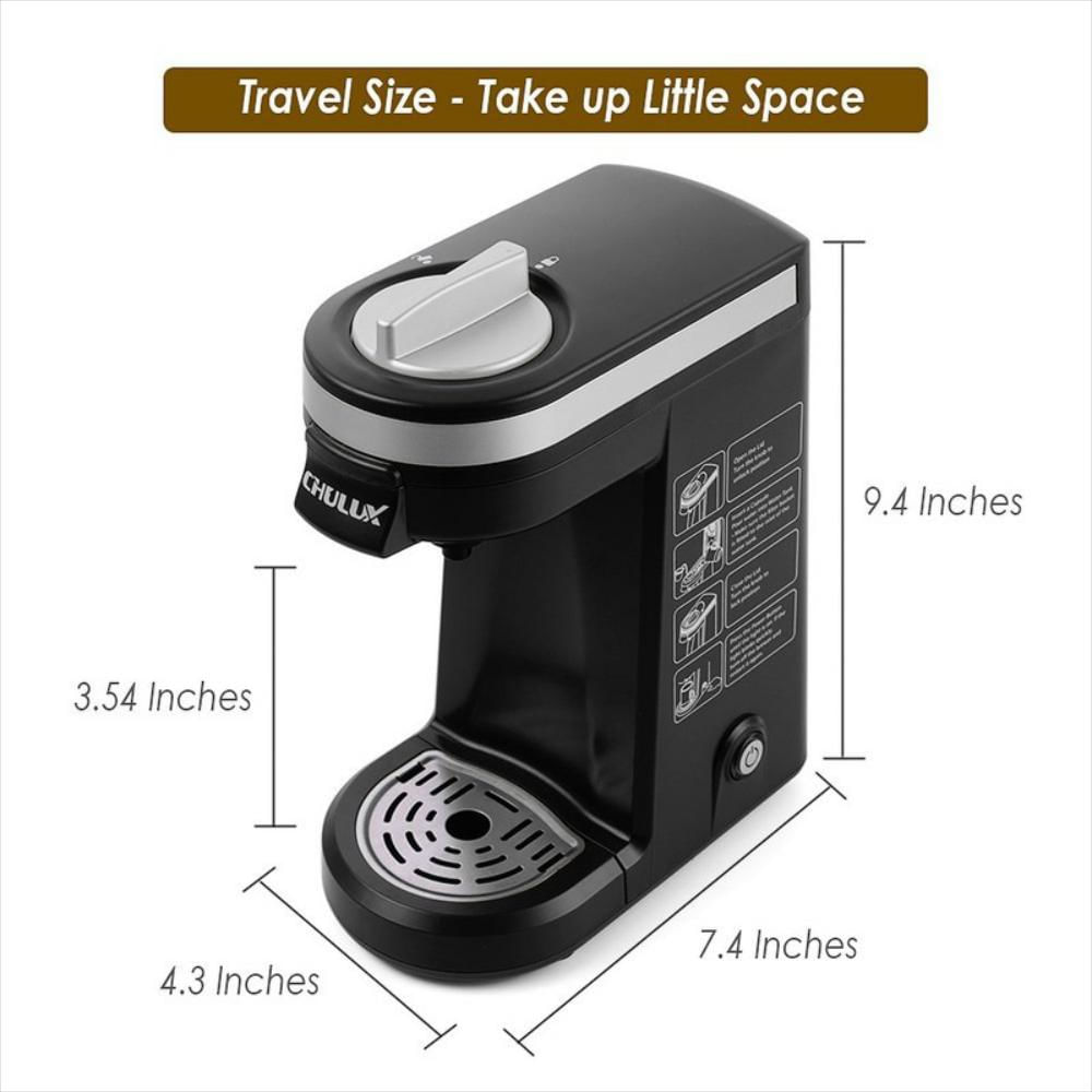 Cafetera de una sola taza con depósito de 350 ml negro img #3