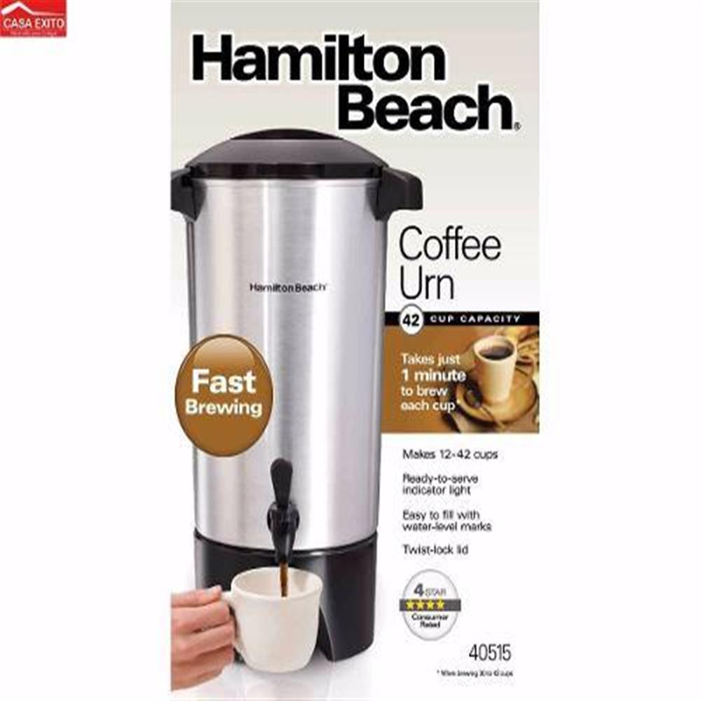 Cafetera Hamilton Beach Capacidad 42 Tazas