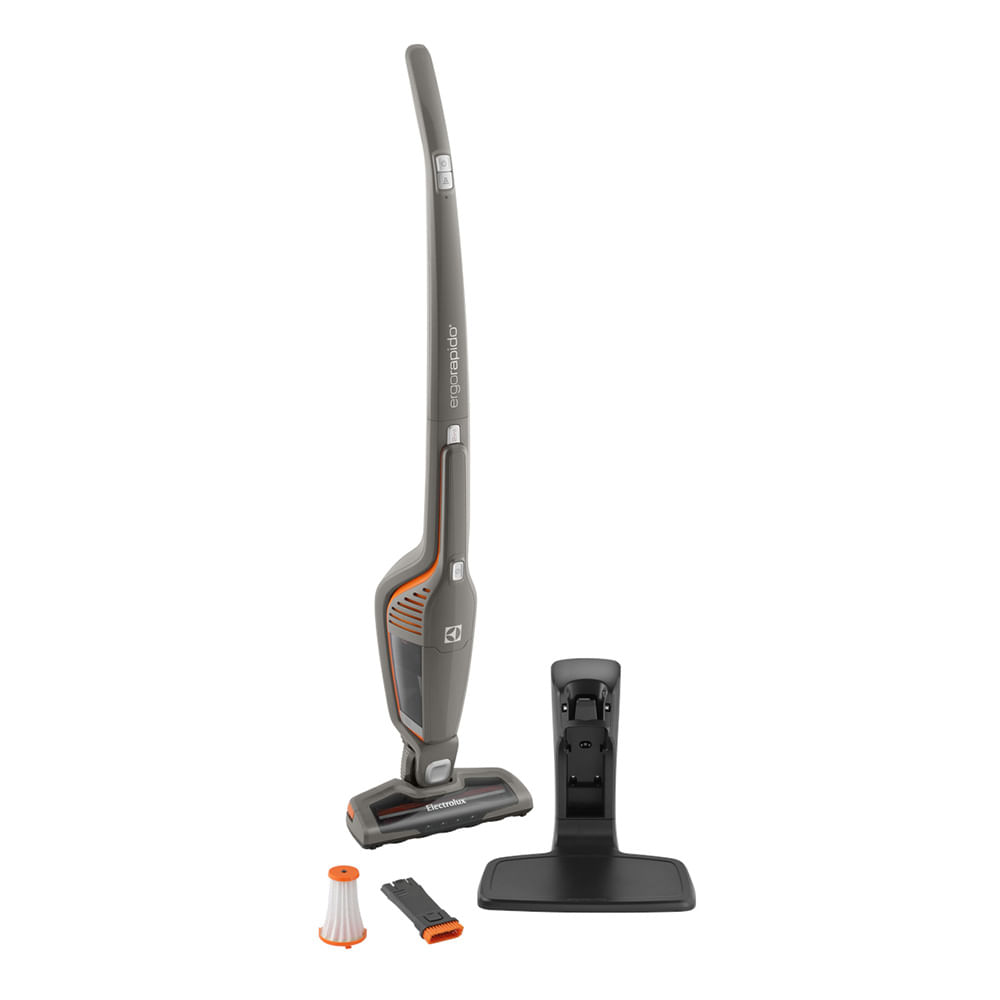 Aspiradora 2 en 1 Ergorápid Luz Led Inalambrica Erg14 Gris