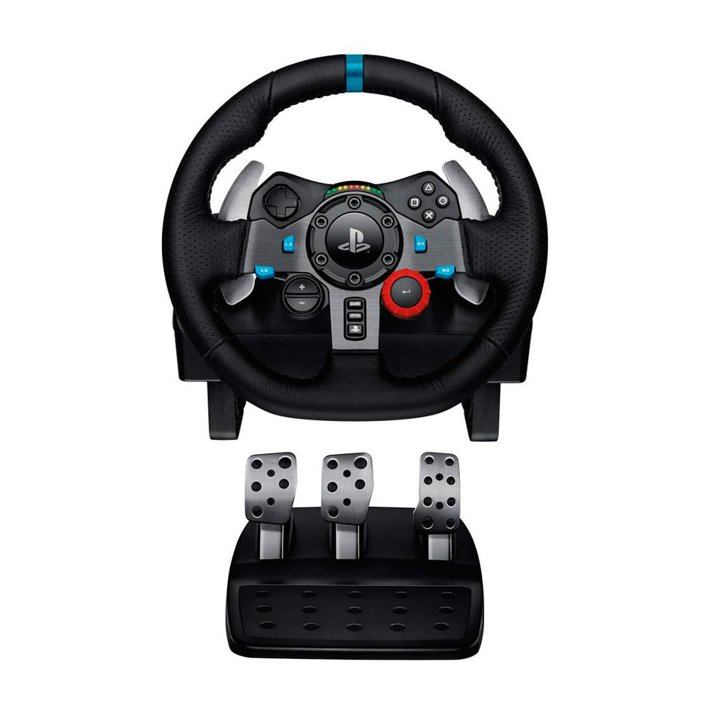 Volante de PC, juego de carreras, volante de fuerza de conducción con  pedales de piso, retroalimentación real, controlador de volante de cable  USB