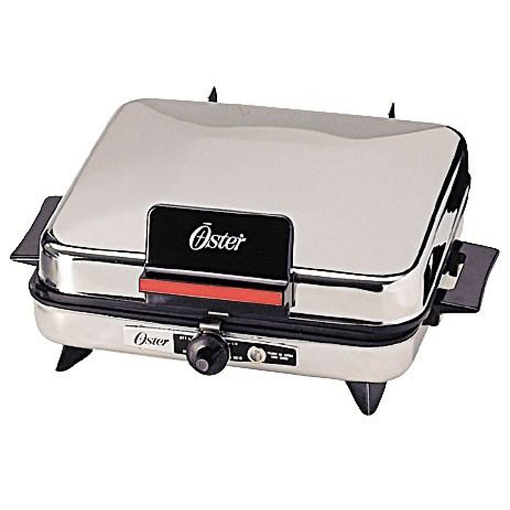 Waflera Sanduchera Parrillera Electrica Oster Cg120 4 Puesto