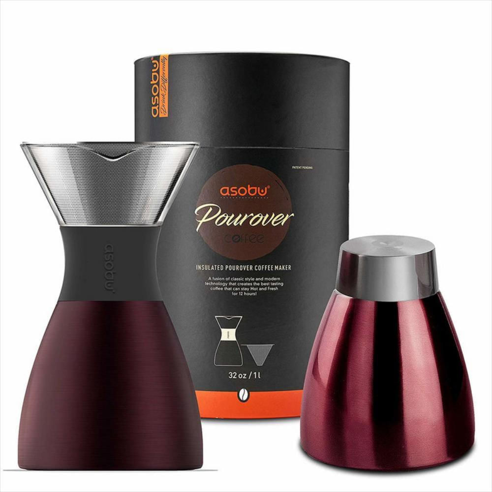 Jarra de café con aislamiento 32 oz. con filtro de acero inoxidable