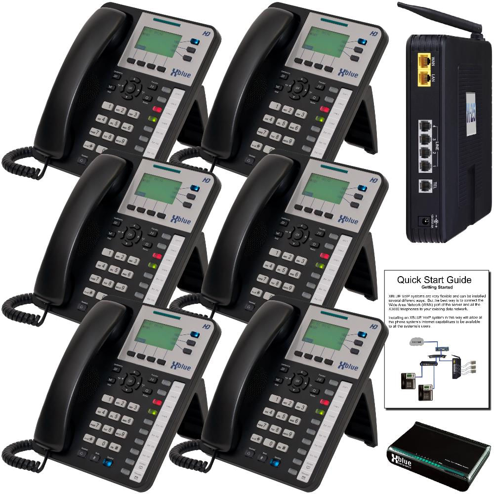 Xblue Networks X25 con X3030 Six Pack img #1
