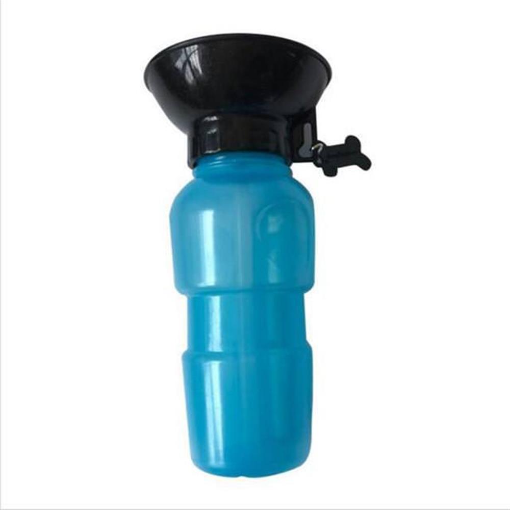 Bebedero Perro Termo Dispensador Agua Perros Portatil 500ml Color Azul