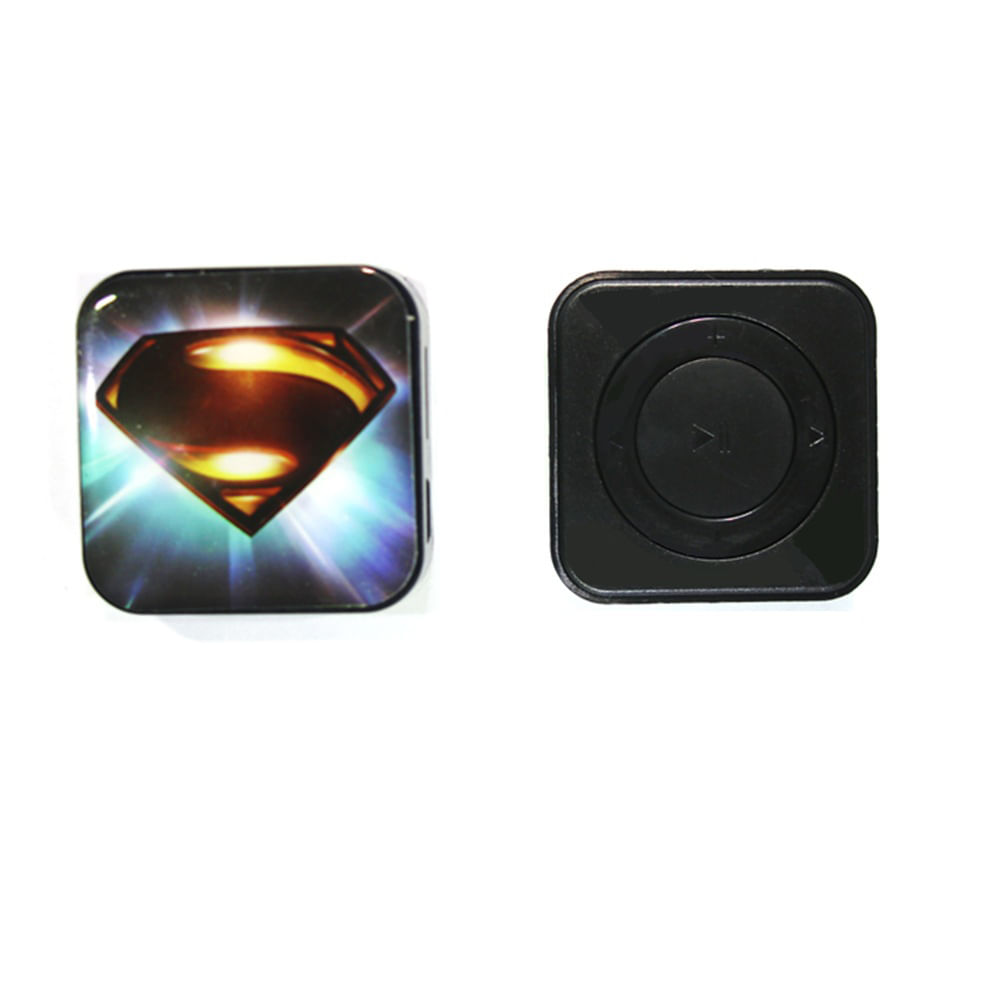 Reproductor Mp3 Superman Mini de Bolsillo sin Msd S