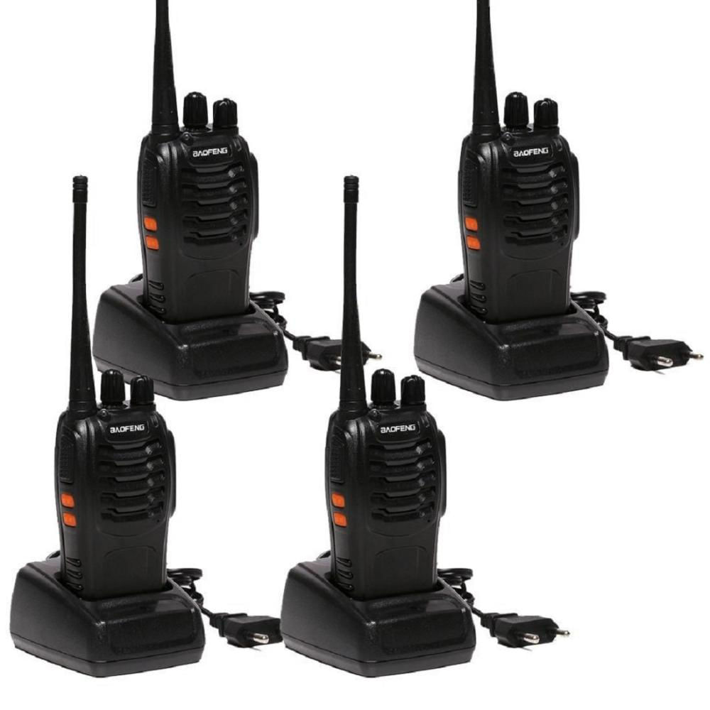Walkie Talkies Baofeng 888s Radio Telf 4 Unid 50km