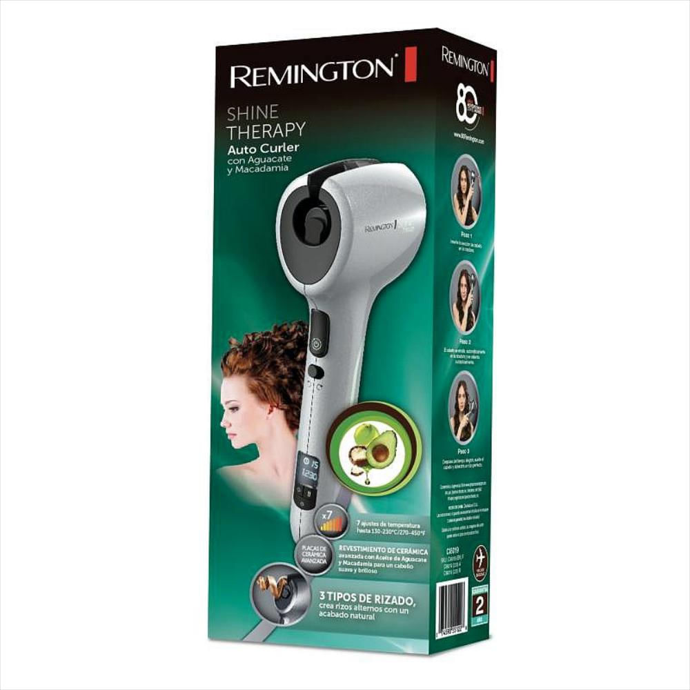 Rizador Automatico Remington Shine Therapy Con Aguacate Y Macadamia