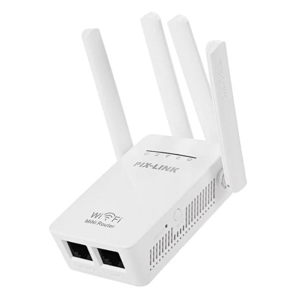 Repetidor Aplificador Potente Largo Alcance 4 Antenas Router wifi