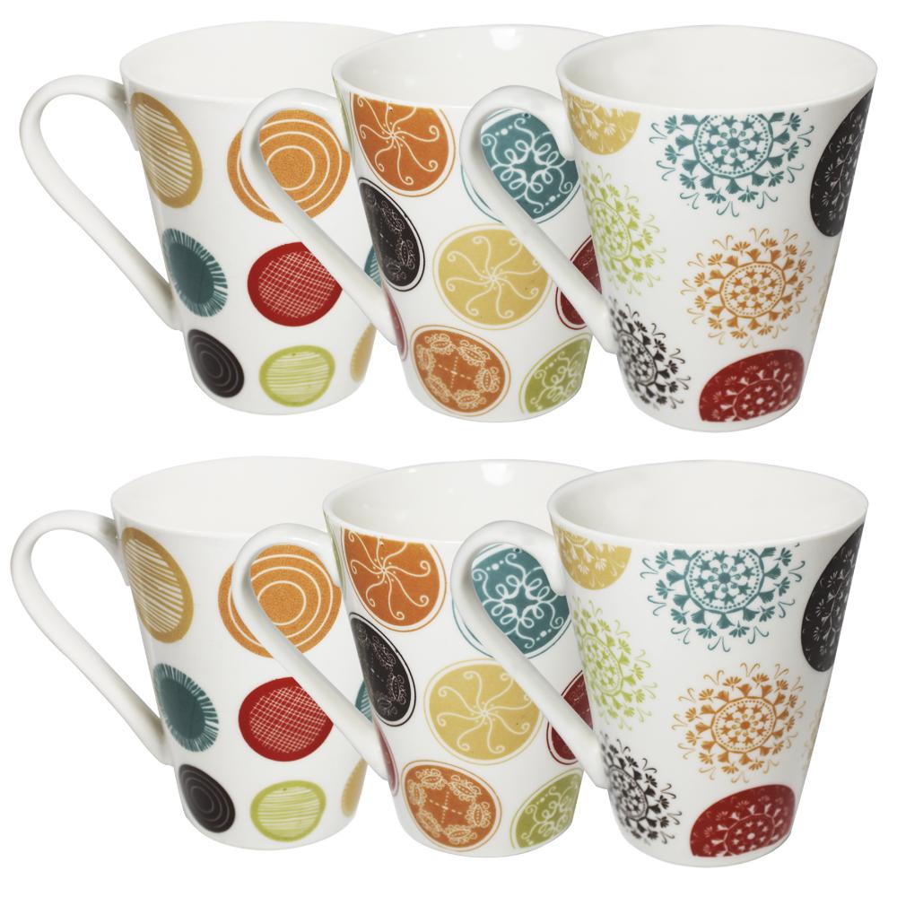 Juego De Pocillos Para Chocolate O Cafe En Ceramica Importados X 6