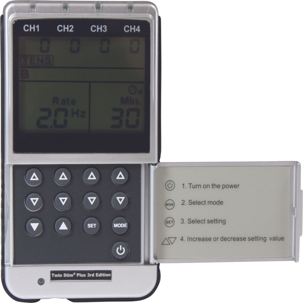 Electroestimulador Twin Stim Plus 3ra Ed Tens Ems If Russa