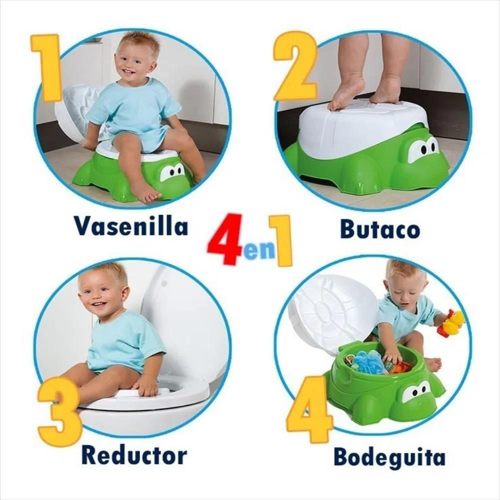 Bacinilla Baño Entrenador Para Bebe Tortuga Pink img #5