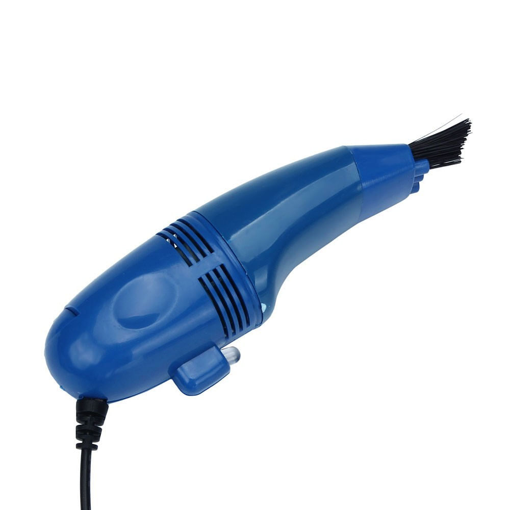 Kit Mini Aspiradora Usb Teclado Polvo Azul img #3