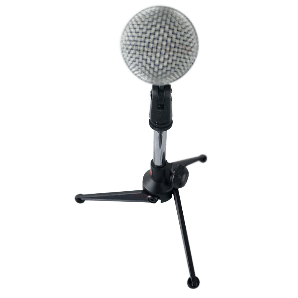 Base microfono de mesa metalica con piana Pro Dj MS27C Negro img #1