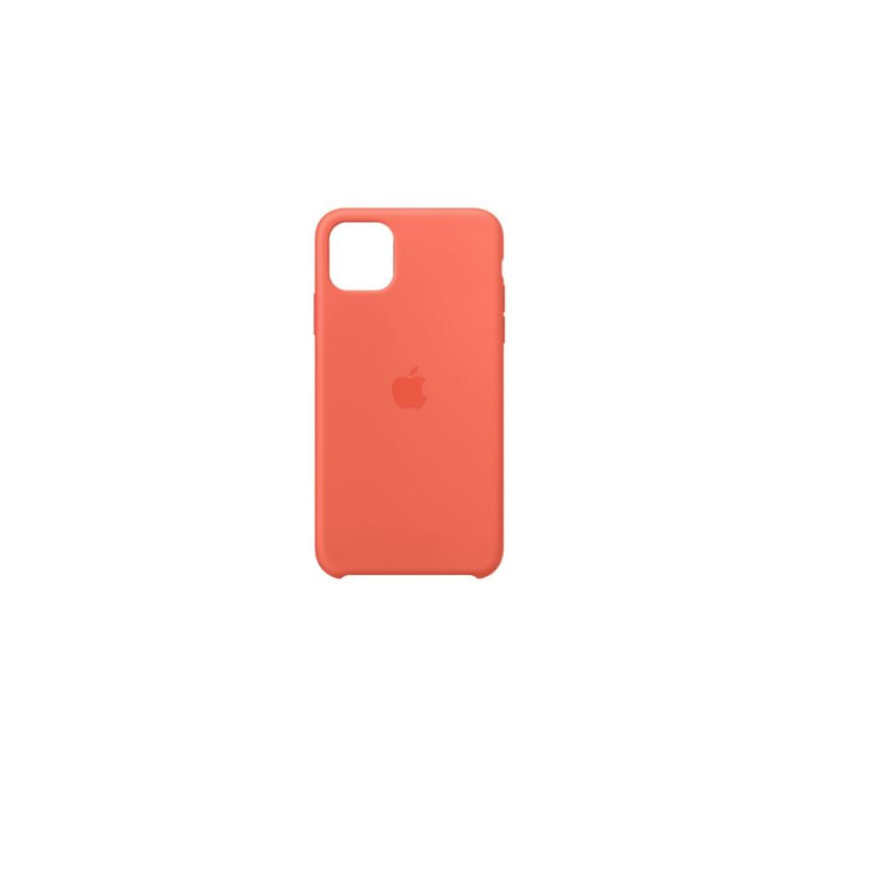 Carcasa de silicona para el iPhone 11 Pro Max - Naranja clementina -  Educación - Apple (CL)