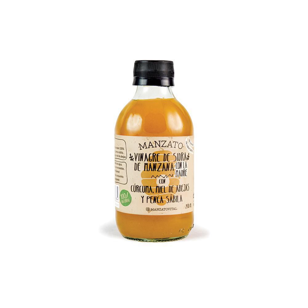 Vinagre sidra manzana curcuma x 250 ml