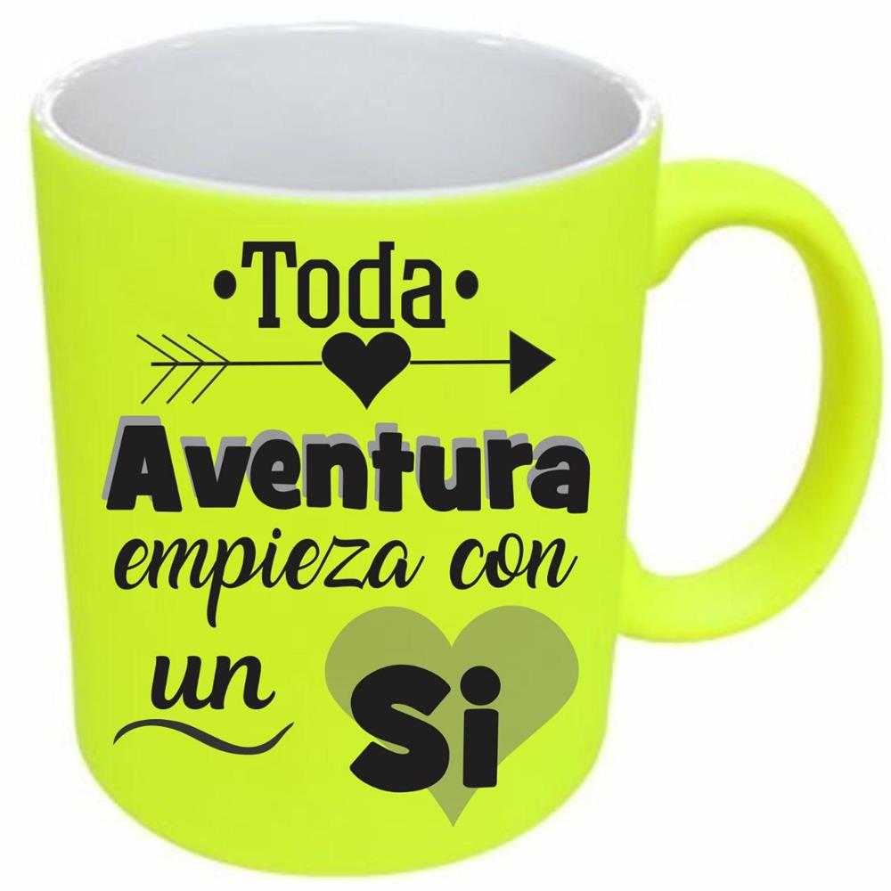 Mug Amarillo Neón 11 Onzas - Toda Aventura img #1