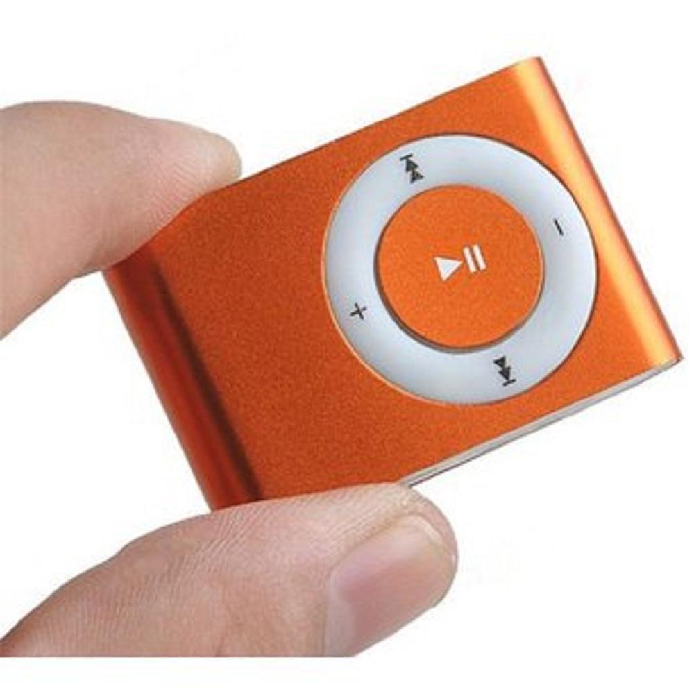 Reproductor Mp3 Clip Naranja