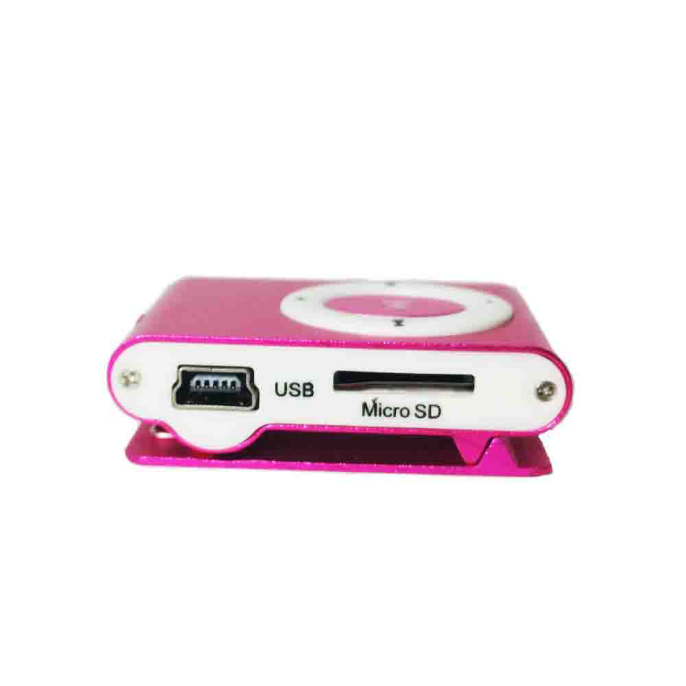 MP3 Clip Rosado Metalizado